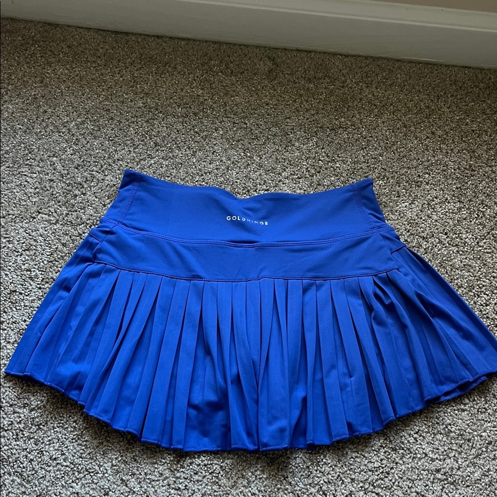 NWOT Blue Gold Hinge Skort
